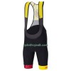 Bib Cykelshorts Santini 2023 La Fleche Wallonne Gul Sort Rød